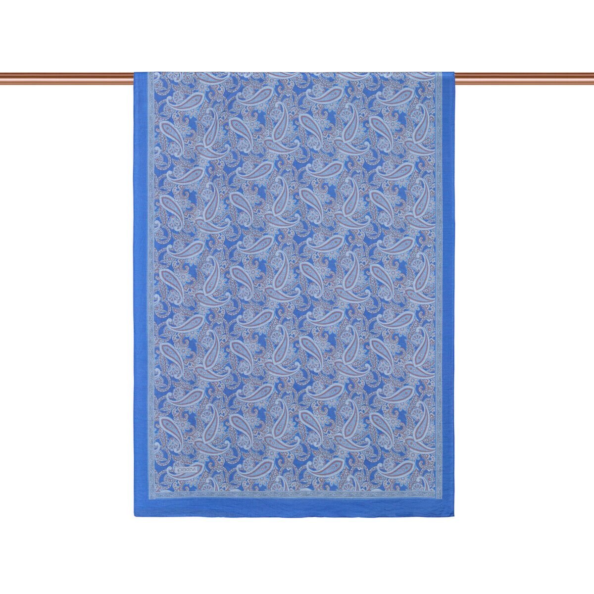 İpekevi Indigo Mezopotamya Model 01 Desenli Tensel Şal 02883