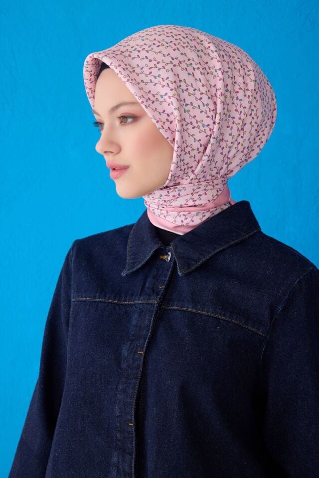 Belli İpek Eşarp 2025 İlkbahar-Yaz - 4128D-81 - Tivil