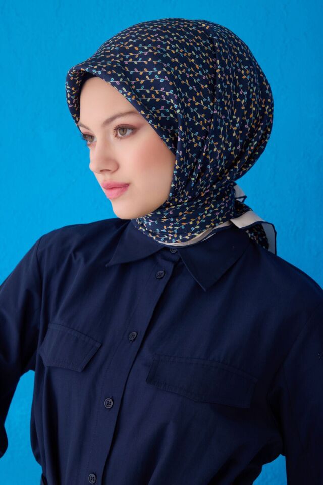 Belli İpek Eşarp 2025 İlkbahar-Yaz - 4128D-86 - Tivil