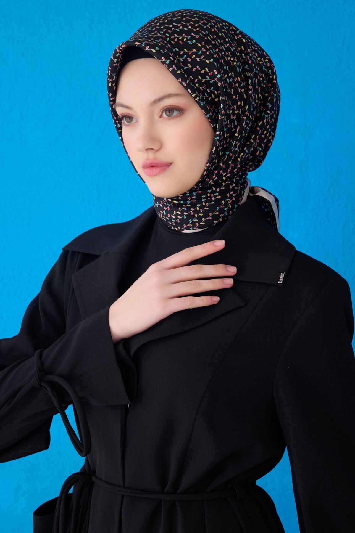 Belli İpek Eşarp 2025 İlkbahar-Yaz - 4128D-85 - Tivil