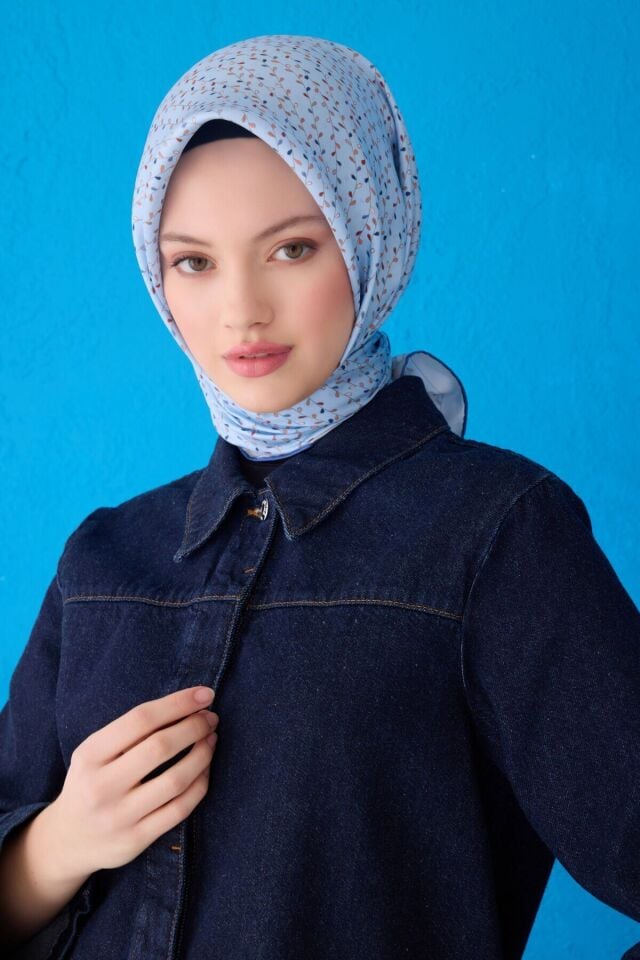 Belli İpek Eşarp 2025 İlkbahar-Yaz - 4128D-54 - Tivil