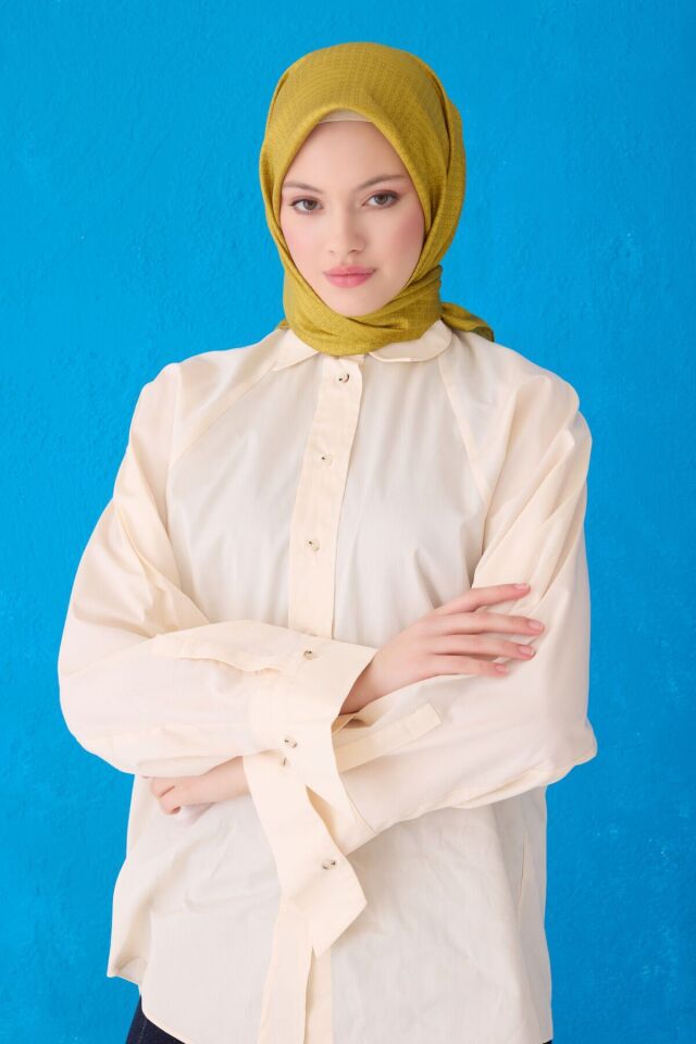 Belli İpek Eşarp 2025 İlkbahar-Yaz - 4104D-58- Tivil