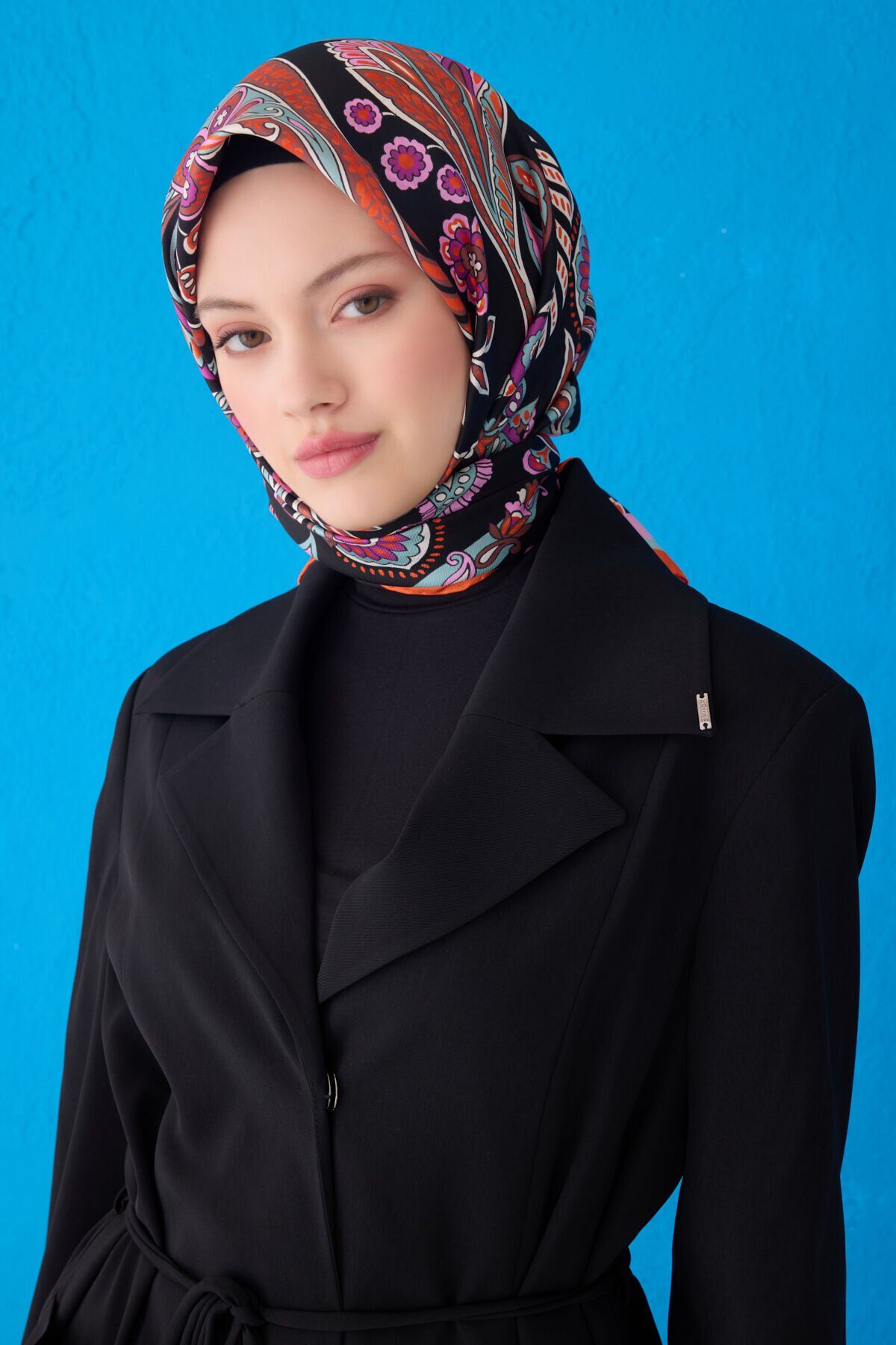 Belli İpek Eşarp 2025 İlkbahar-Yaz - 4111D-38 - Tivil