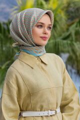 Belli İpek Eşarp 2025 İlkbahar-Yaz - 4124D-52 - Tivil