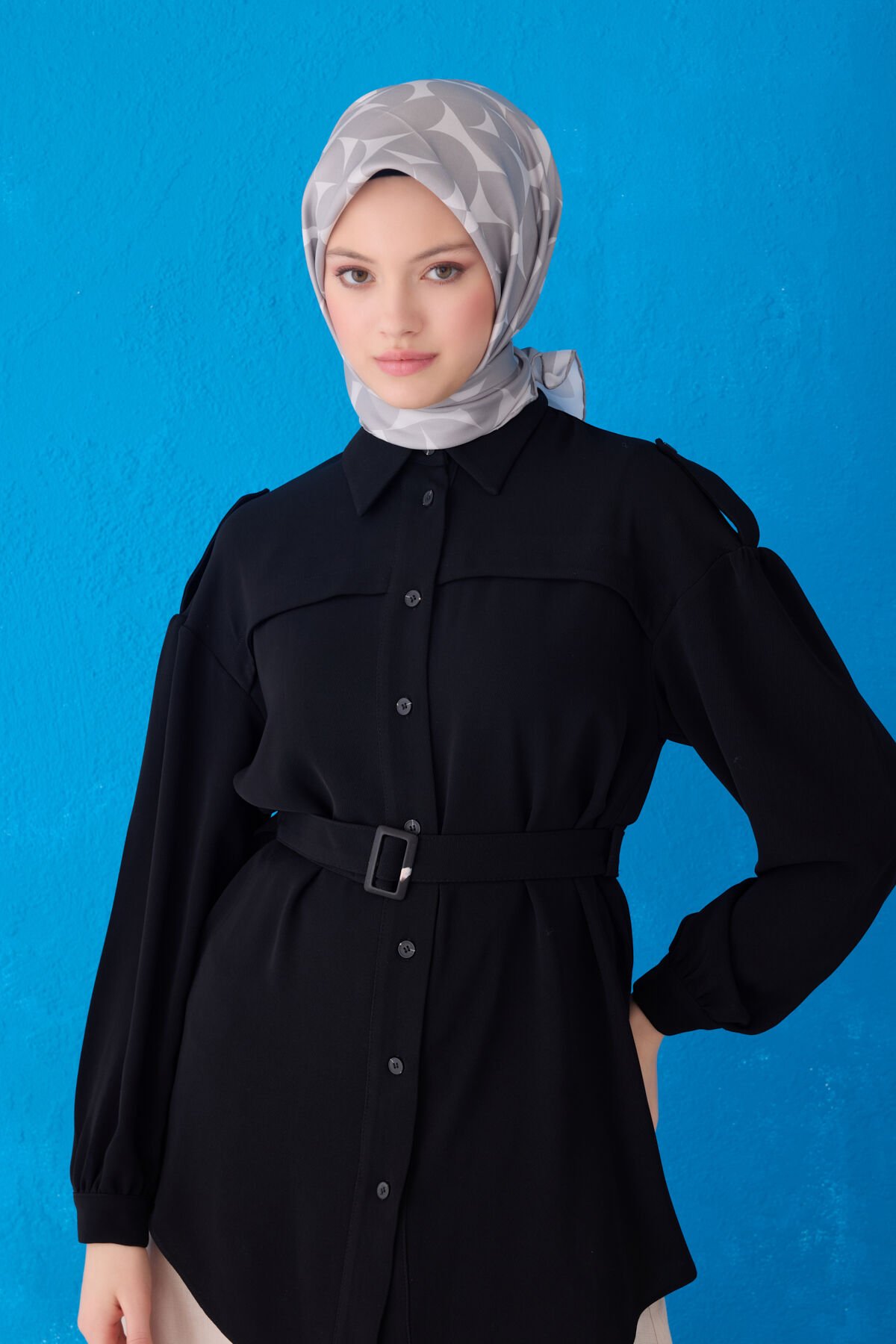 Belli İpek Eşarp 2025 İlkbahar-Yaz - 4117D-82 - Tivil