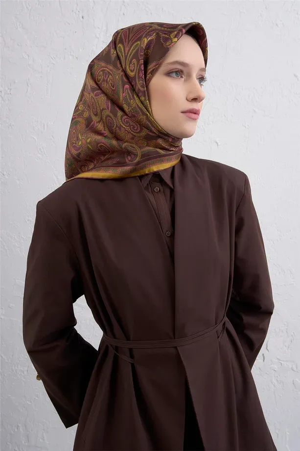 Armine İpek Eşarp 2025/2026 Sonbahar Kış - 9421D-81 - Tivil