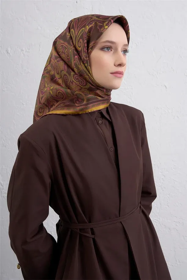 Armine İpek Eşarp 2025/2026 Sonbahar Kış - 9421D-81 - Tivil