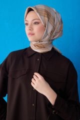 Belli İpek Eşarp 2025 İlkbahar-Yaz - 4122D-01 - Tivil