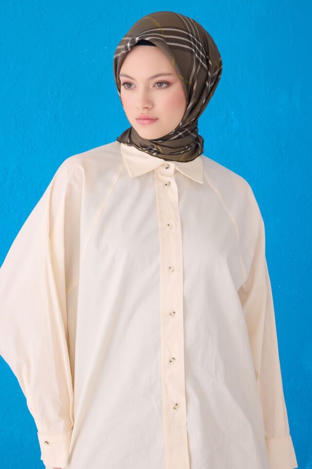 Belli İpek Eşarp 2025 İlkbahar-Yaz - 4122D-84 - Tivil