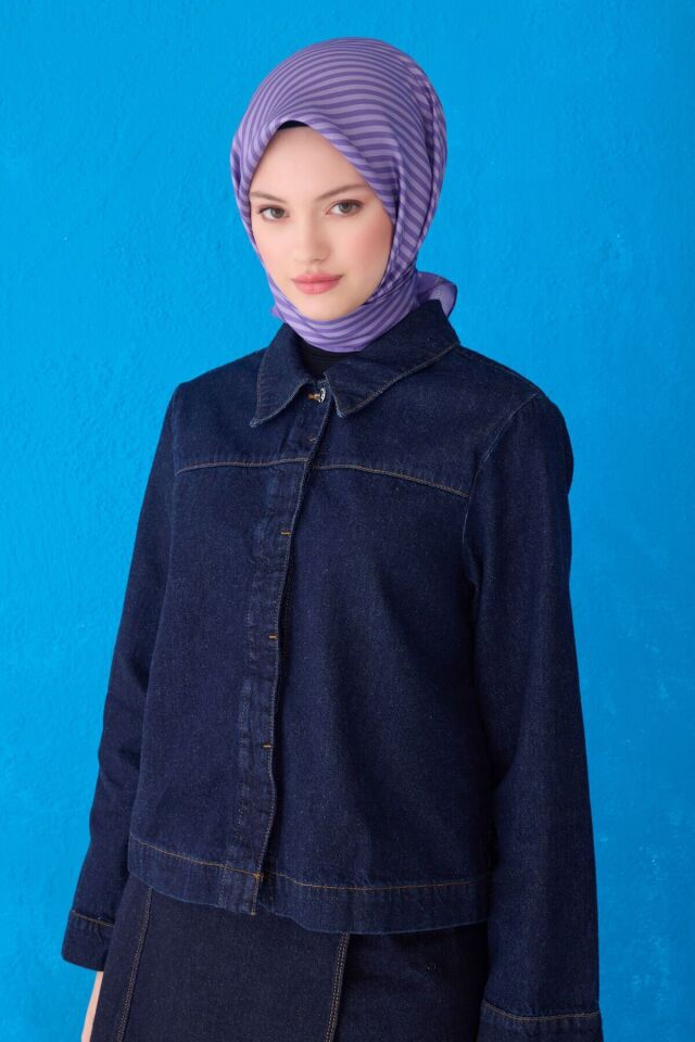Belli İpek Eşarp 2025 İlkbahar-Yaz - 4115D-92 - Tivil