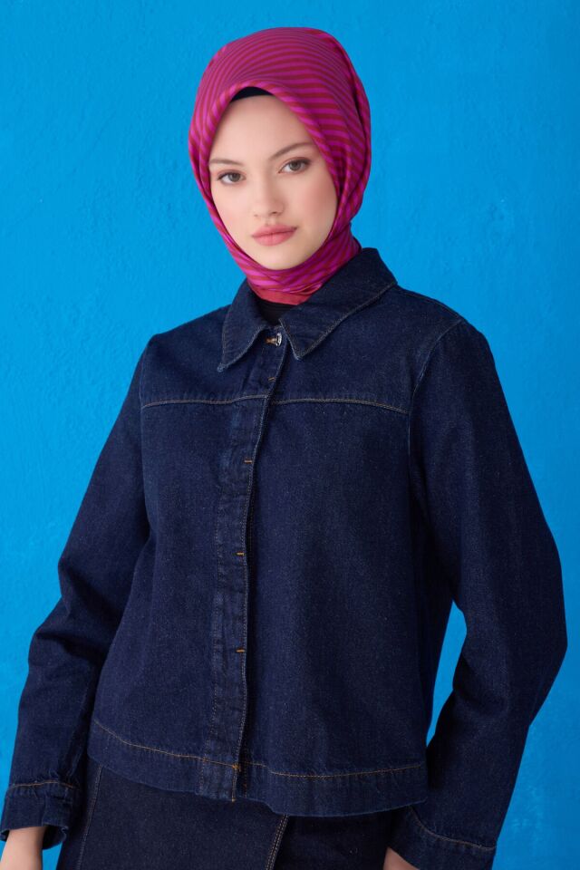 Belli İpek Eşarp 2025 İlkbahar-Yaz - 4115D-86 - Tivil
