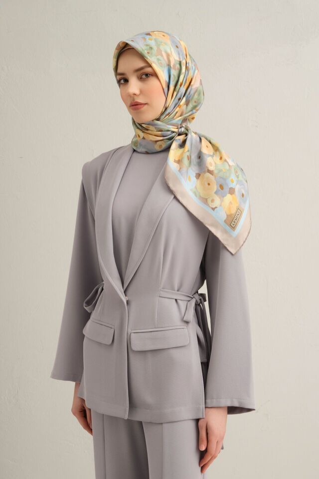 Armine İpek Eşarp 2025 İlkbahar-Yaz - 9300D-03 - Tivil