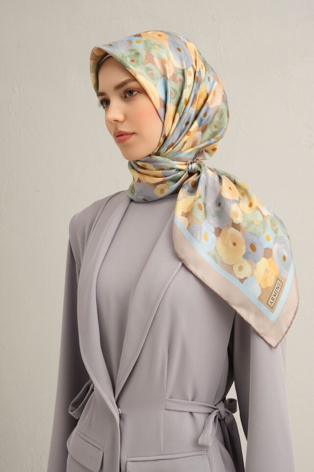 Armine İpek Eşarp 2025 İlkbahar-Yaz - 9300D-03 - Tivil