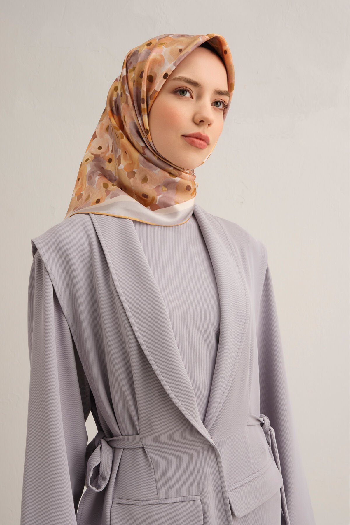 Armine İpek Eşarp 2025 İlkbahar-Yaz - 9300D-37 - Tivil