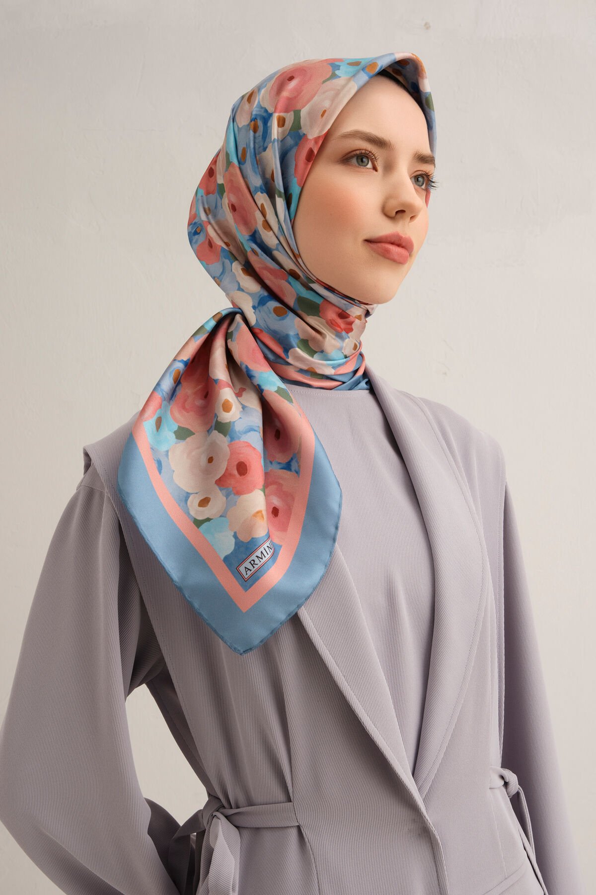 Armine İpek Eşarp 2025 İlkbahar-Yaz - 9300D-02 - Tivil