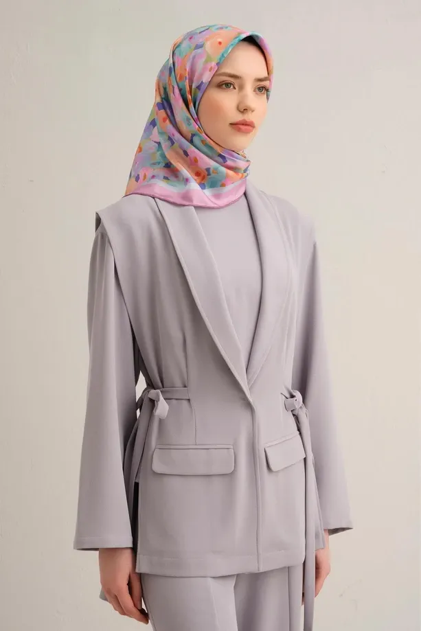 Armine İpek Eşarp 2025 İlkbahar-Yaz - 9300D-06 - Tivil