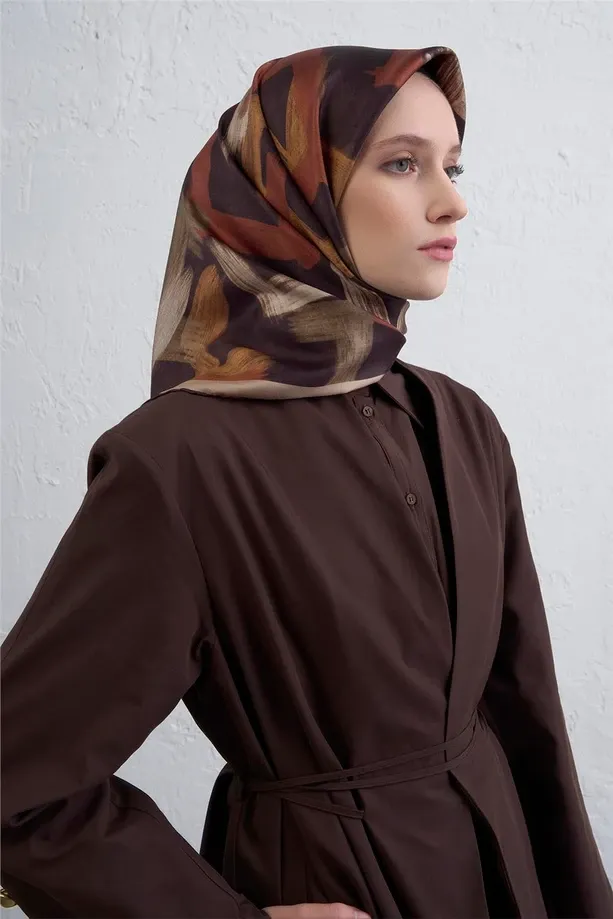 Armine İpek Eşarp 2025/2026 Sonbahar Kış - 9413D-35 - Tivil