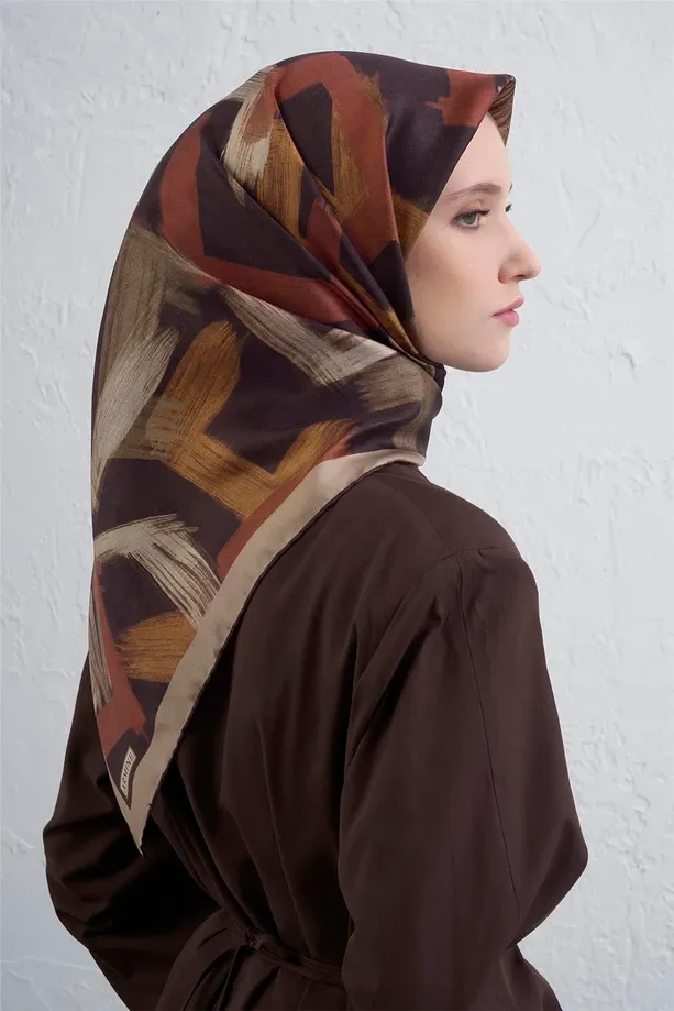 Armine İpek Eşarp 2025/2026 Sonbahar Kış - 9413D-35 - Tivil