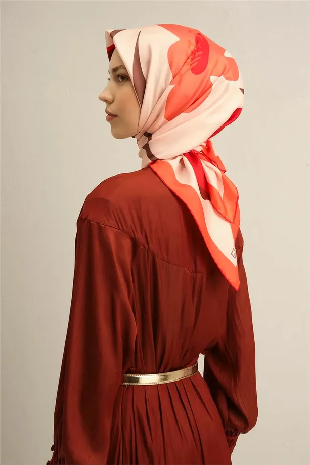 Armine İpek Eşarp 2025 İlkbahar-Yaz - 9317D-31 - Tivil