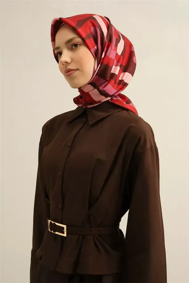 Armine İpek Eşarp 2025 İlkbahar-Yaz - 9303D-83 - Tivil