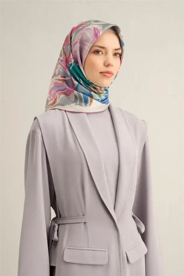 Armine İpek Eşarp 2025 İlkbahar-Yaz - 9337D-06-Tivil
