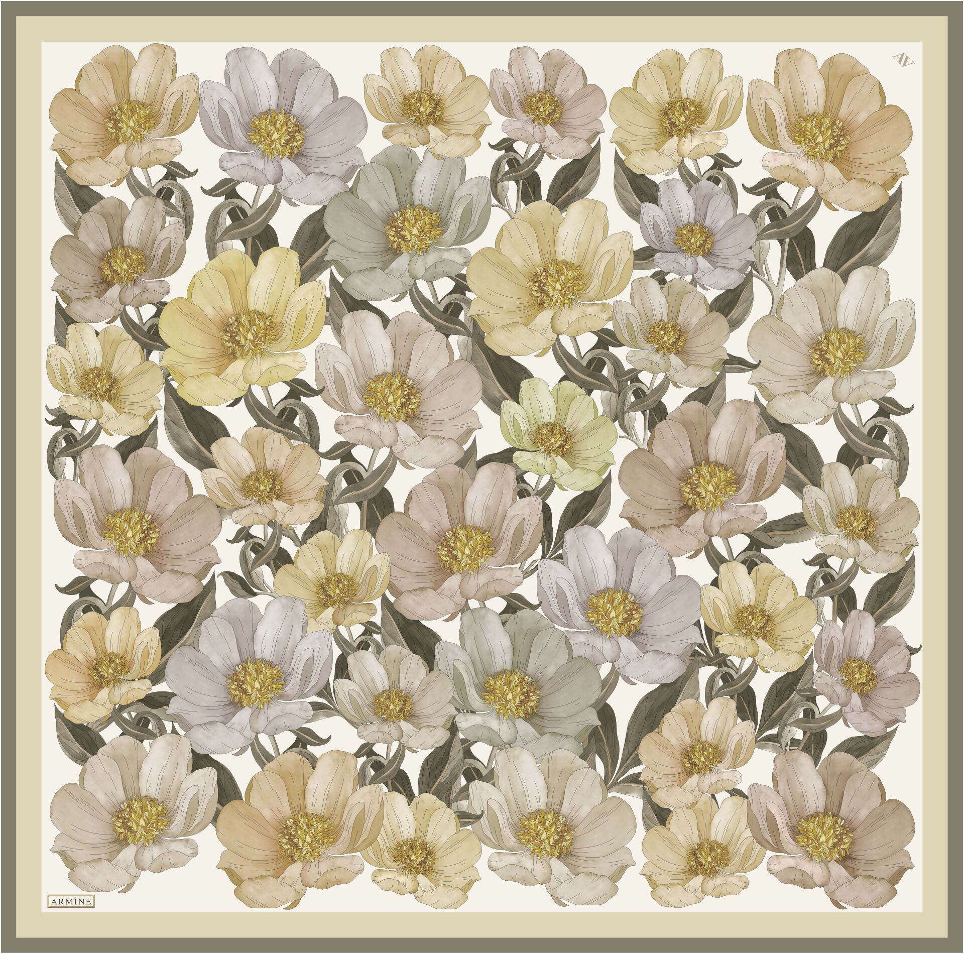 Armine İpek Eşarp 2025/2026 Sonbahar Kış - 9403D-38 - Sura