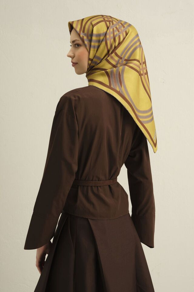 Armine İpek Eşarp 2025 İlkbahar-Yaz - 9333D-56 - Tivil