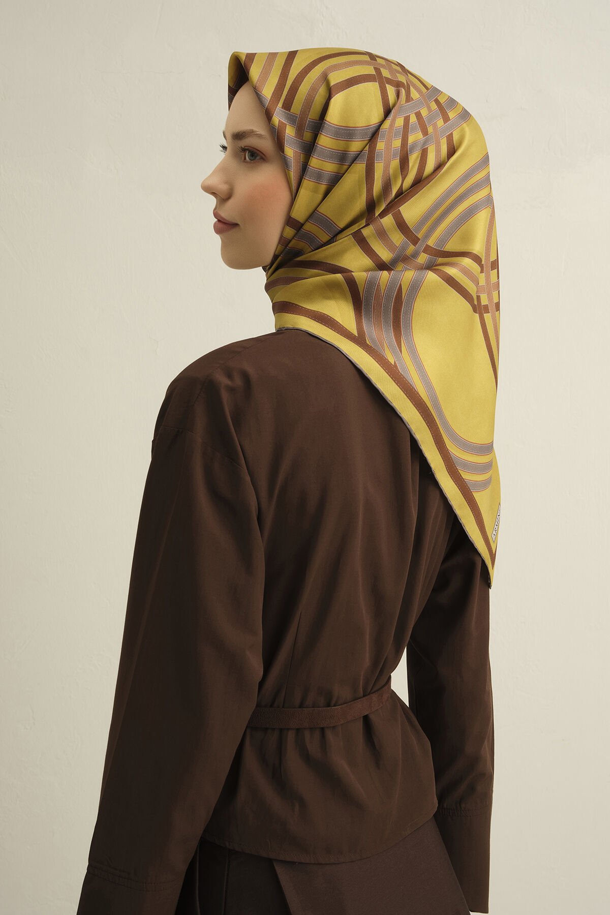 Armine İpek Eşarp 2025 İlkbahar-Yaz - 9333D-56 - Tivil