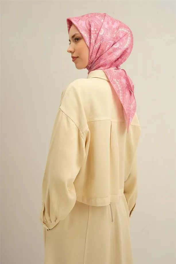 Armine İpek Eşarp 2025 İlkbahar-Yaz - 9304D-52-Tivil
