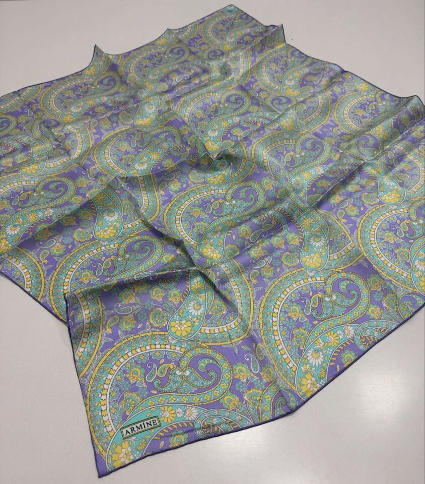 Armine İpek Eşarp 2025 İlkbahar-Yaz - 9304D-34-Tivil