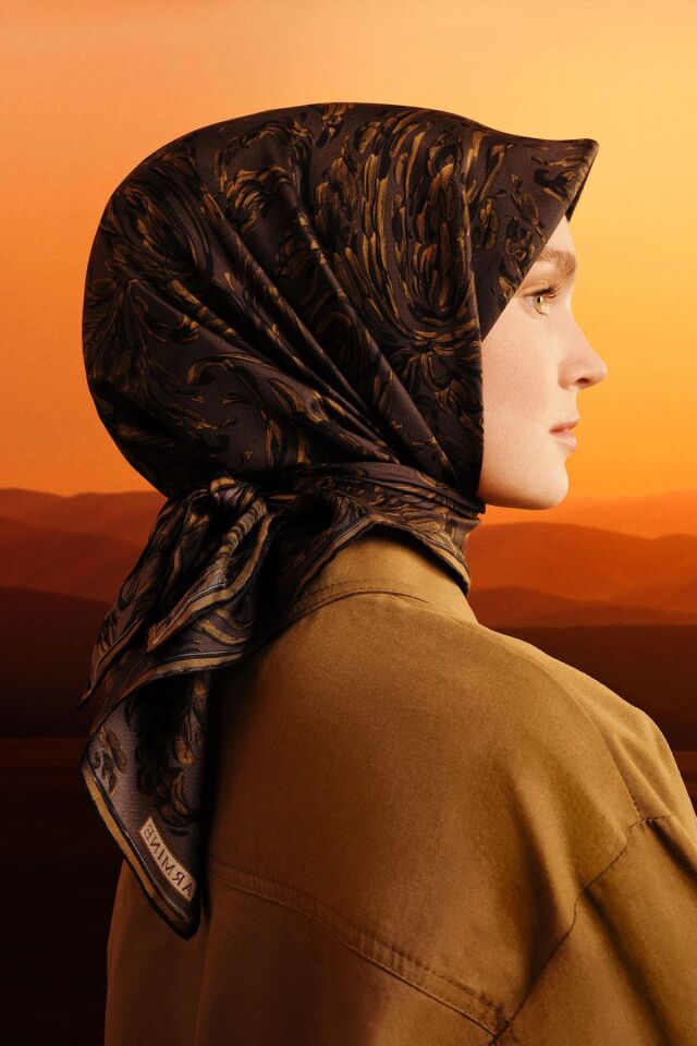 Armine İpek Eşarp 2025/2026 Sonbahar Kış - 9431D-83 - Tivil