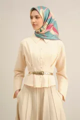 Armine İpek Eşarp 2025 İlkbahar-Yaz - 9302D-54- Tivil