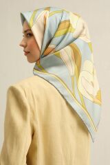 Armine İpek Eşarp 2025 İlkbahar-Yaz - 9302D-01- Tivil