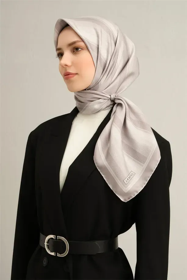 Armine İpek Eşarp 2025 İlkbahar-Yaz - 9327D-82 - Tivil
