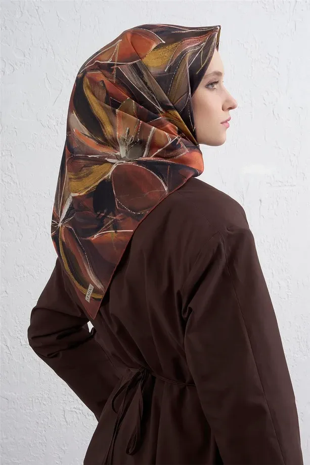 Armine İpek Eşarp 2025/2026 Sonbahar Kış - 9406D-80 - Tivil