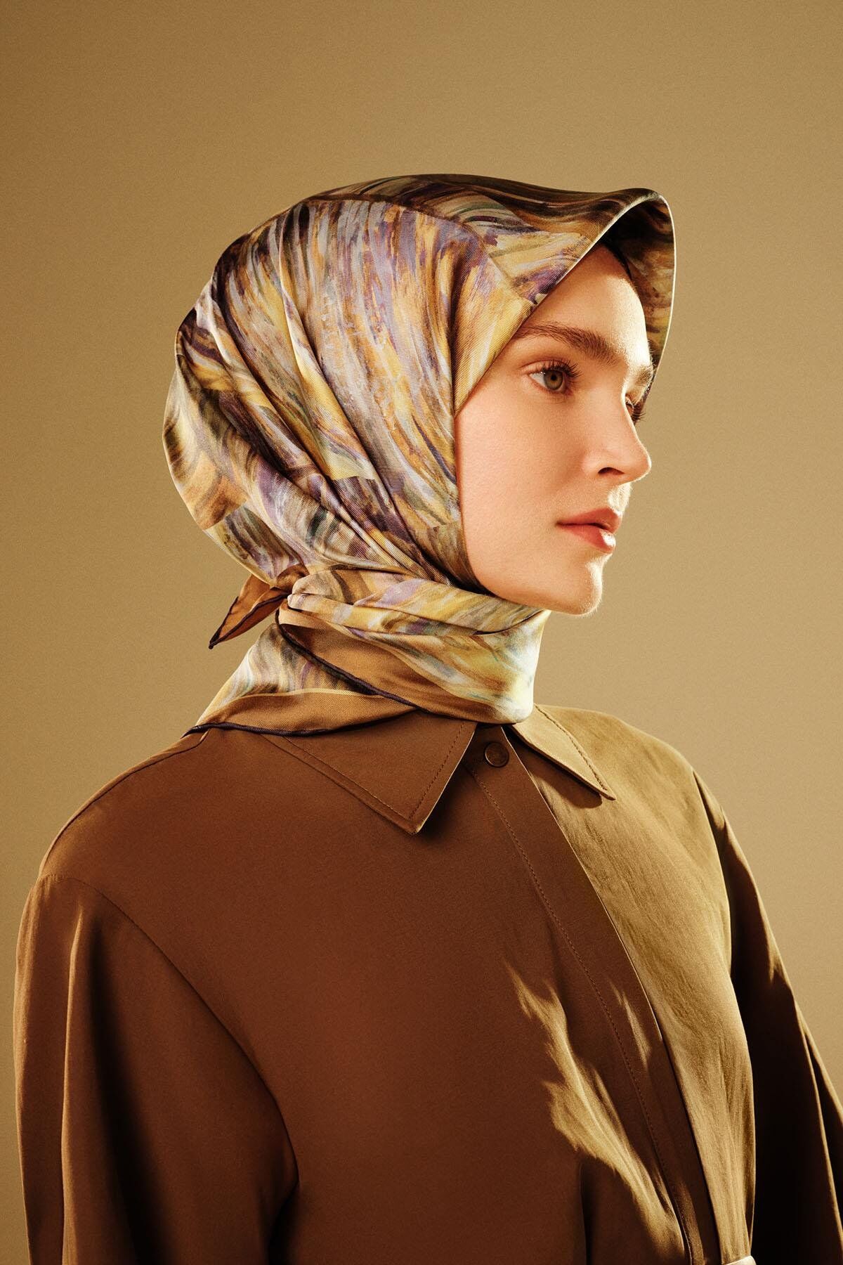 Armine İpek Eşarp 2025/2026 Sonbahar Kış - 9430D-01 - Tivil