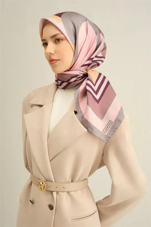 Armine İpek Eşarp 2025 İlkbahar-Yaz - 9313D-83- Tivil