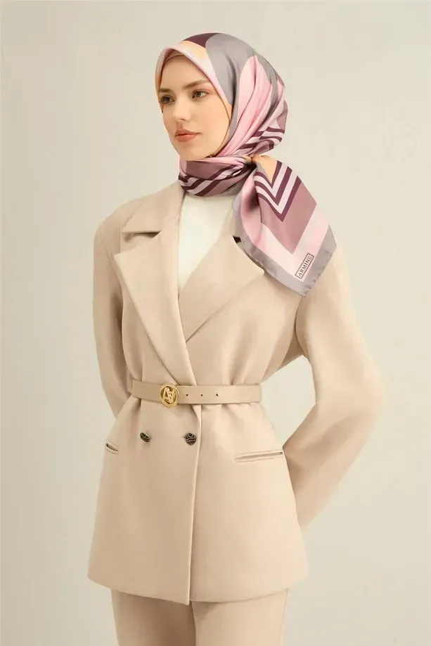 Armine İpek Eşarp 2025 İlkbahar-Yaz - 9313D-83- Tivil