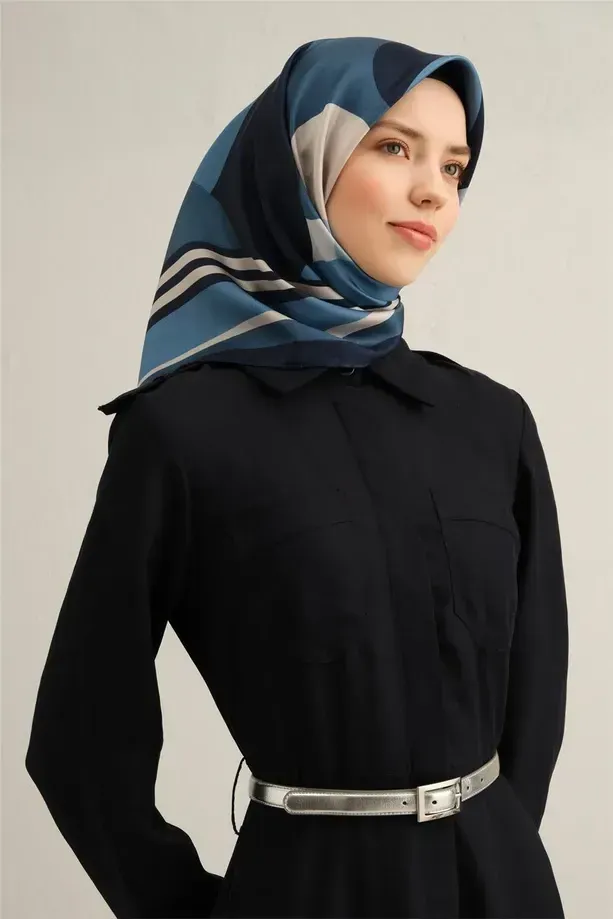 Armine İpek Eşarp 2025 İlkbahar-Yaz - 9313D-86- Tivil