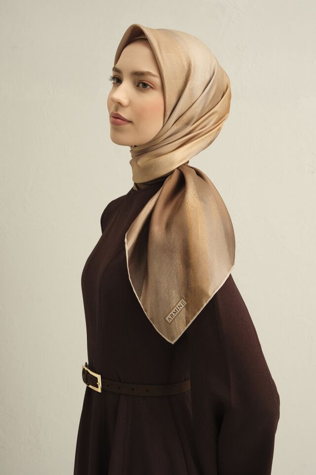 Armine İpek Eşarp 2025 İlkbahar-Yaz - 9308D-08 - Tivil