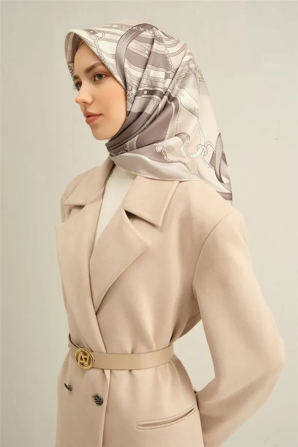 Armine İpek Eşarp 2025 İlkbahar-Yaz - 9315D-85 - Tivil