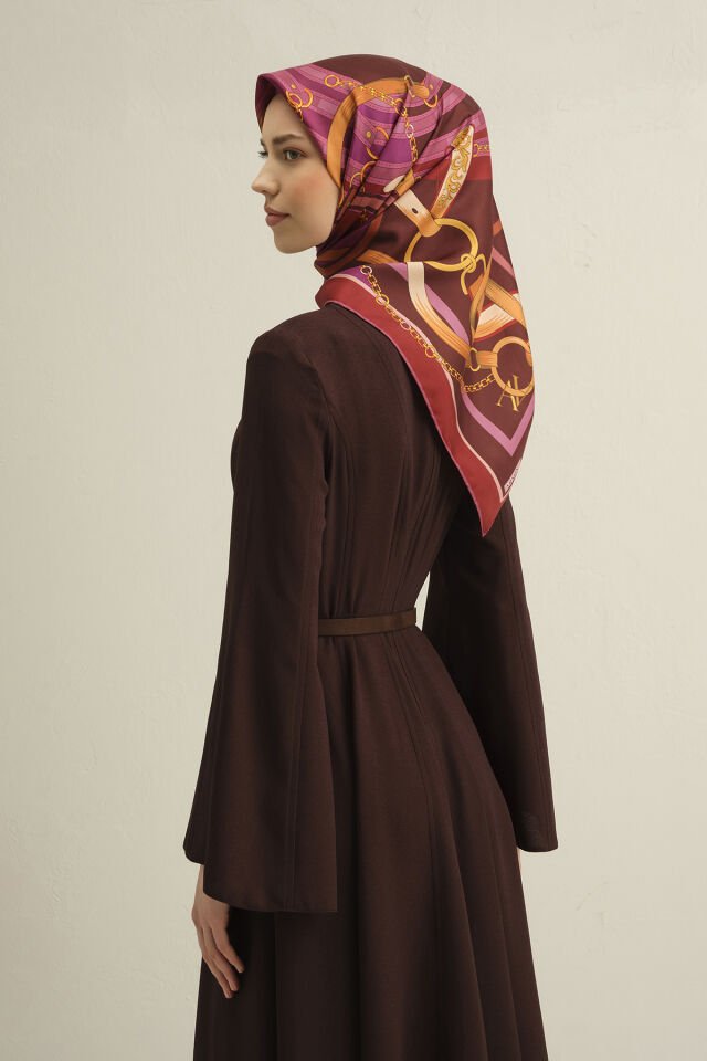 Armine İpek Eşarp 2025 İlkbahar-Yaz - 9315D-54- Sura