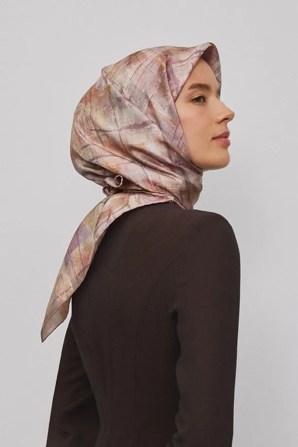 Armine İpek Eşarp 2025 İlkbahar-Yaz - 9339D-58 - Sura