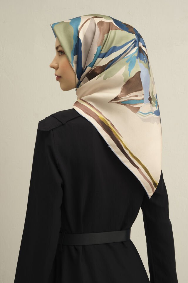 Armine İpek Eşarp 2025 İlkbahar-Yaz - 9340D-34 - Tivil