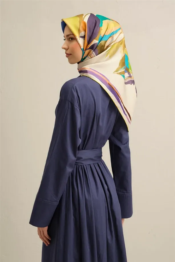 Armine İpek Eşarp 2025 İlkbahar-Yaz - 9340D-05 - Tivil