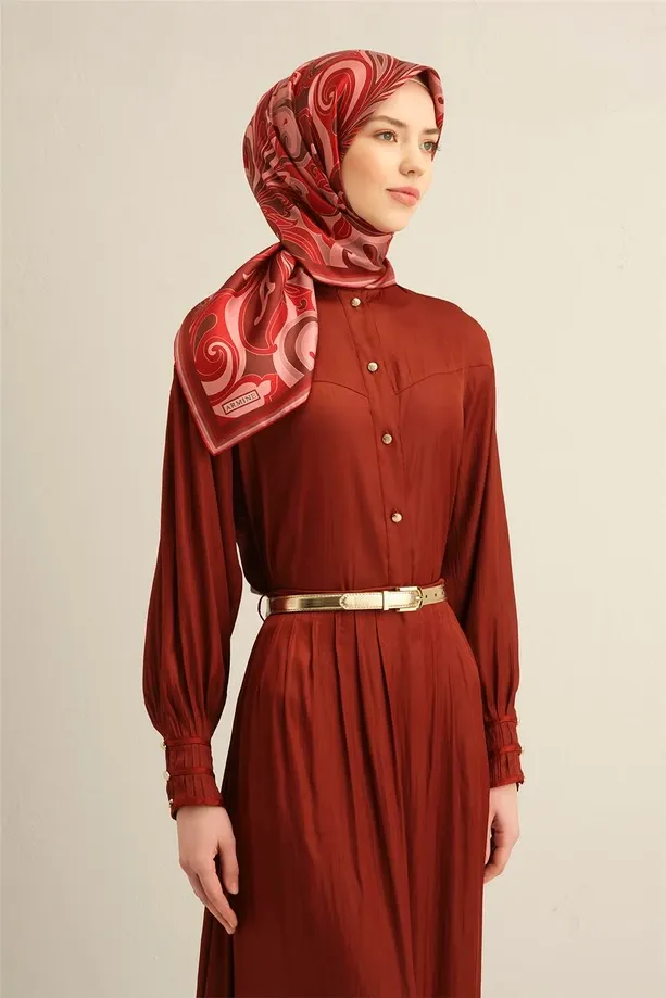 Armine İpek Eşarp 2025 İlkbahar-Yaz - 9323D-86 - Sura