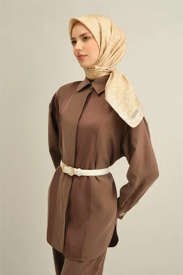 Armine İpek Eşarp 2025 İlkbahar-Yaz - 9352D-50 - Tivil
