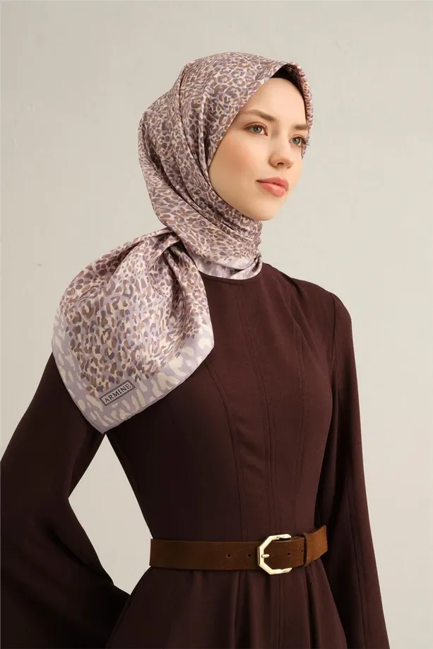Armine İpek Eşarp 2025 İlkbahar-Yaz - 9352D-06 - Tivil