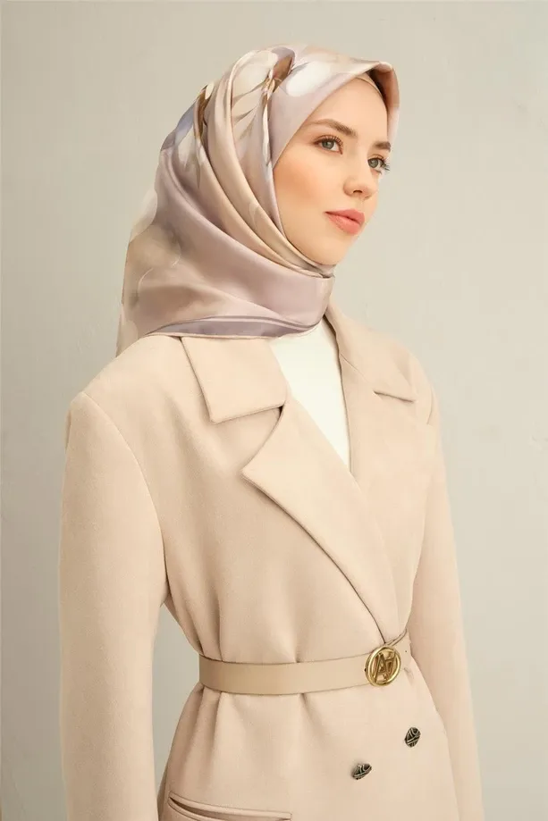Armine İpek Eşarp 2025 İlkbahar-Yaz - 9305D-06 - Tivil