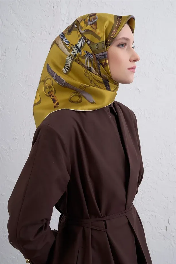 Armine İpek Eşarp 2025/2026 Sonbahar Kış - 9422D-52 - Tivil